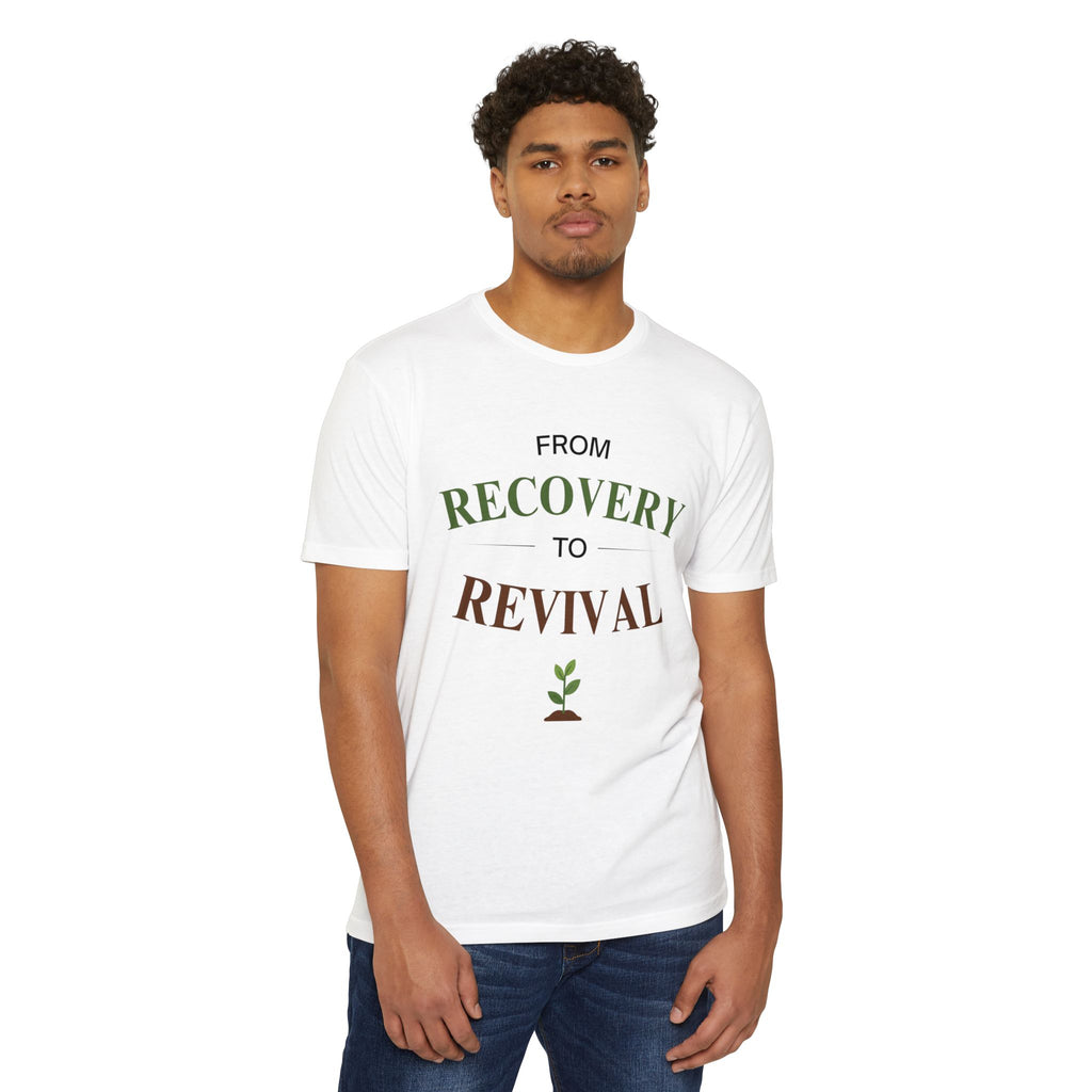 From Recovery to Revival T-Shirt — Christian Inspirational 'Wear the Word' Tee
