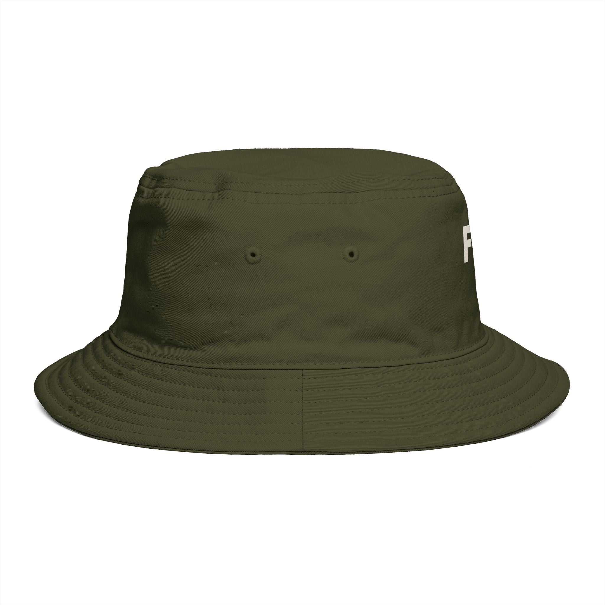 FSB Cross Bucket Hat — Brown Embroidered Faith Logo