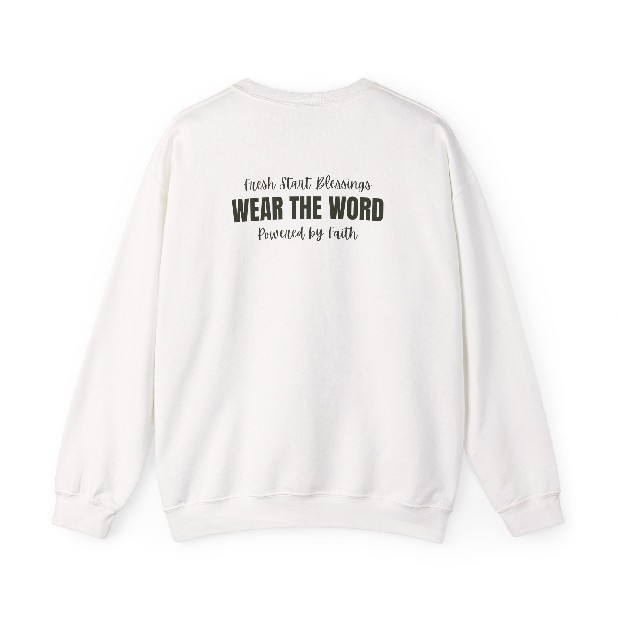 Paws of Hope Sweatshirt – Faith & Rescue Dog Crewneck, 'Wear the Word' Inspirational Pullover