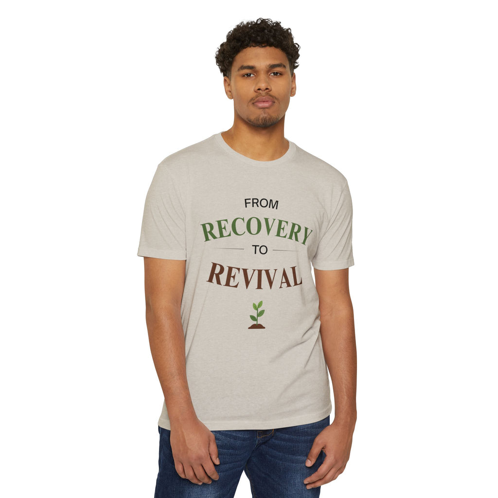 From Recovery to Revival T-Shirt — Christian Inspirational 'Wear the Word' Tee
