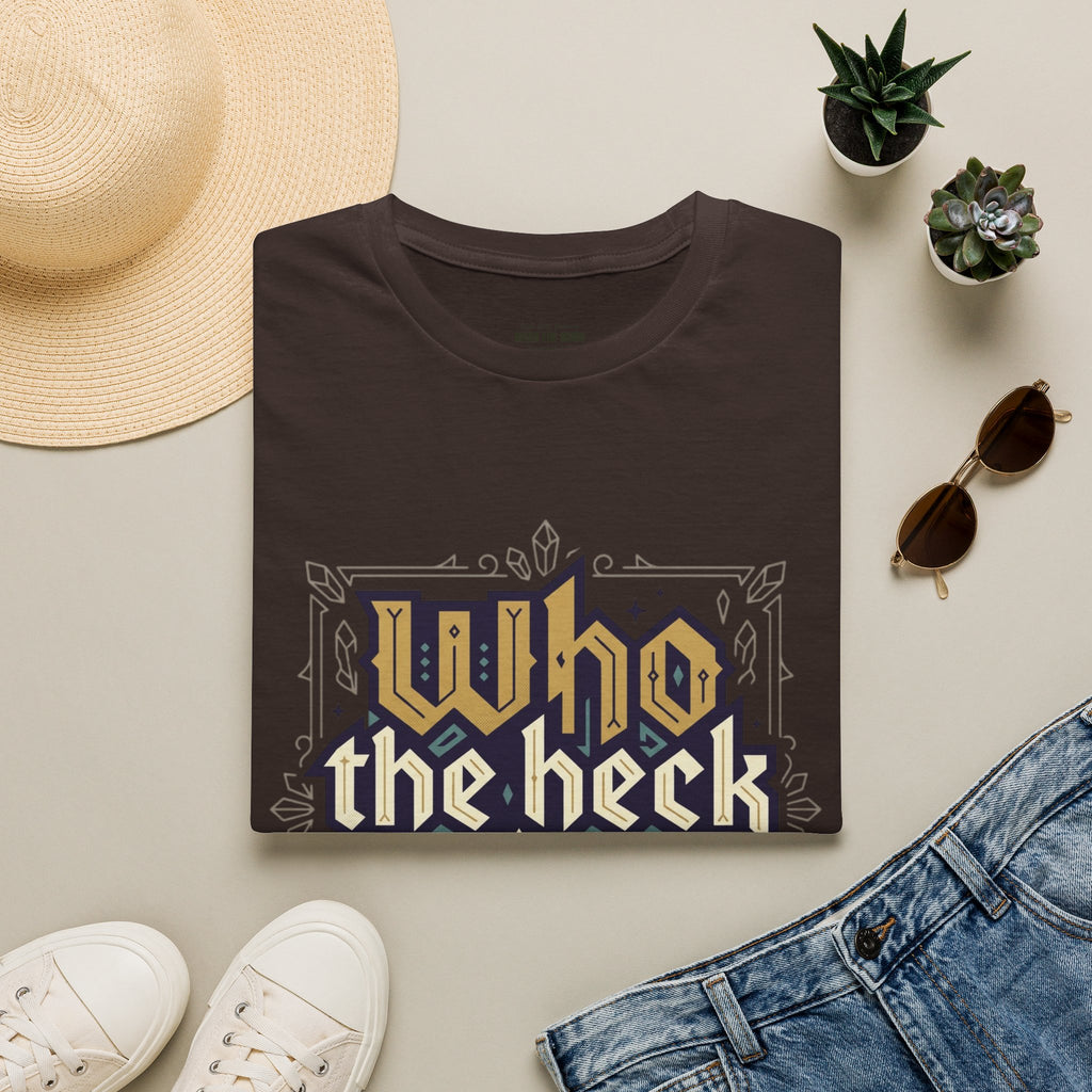 Who the Heck T-Shirt — Funny Vintage Gothic Graphic Tee