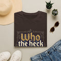Who the Heck T-Shirt — Funny Vintage Gothic Graphic Tee