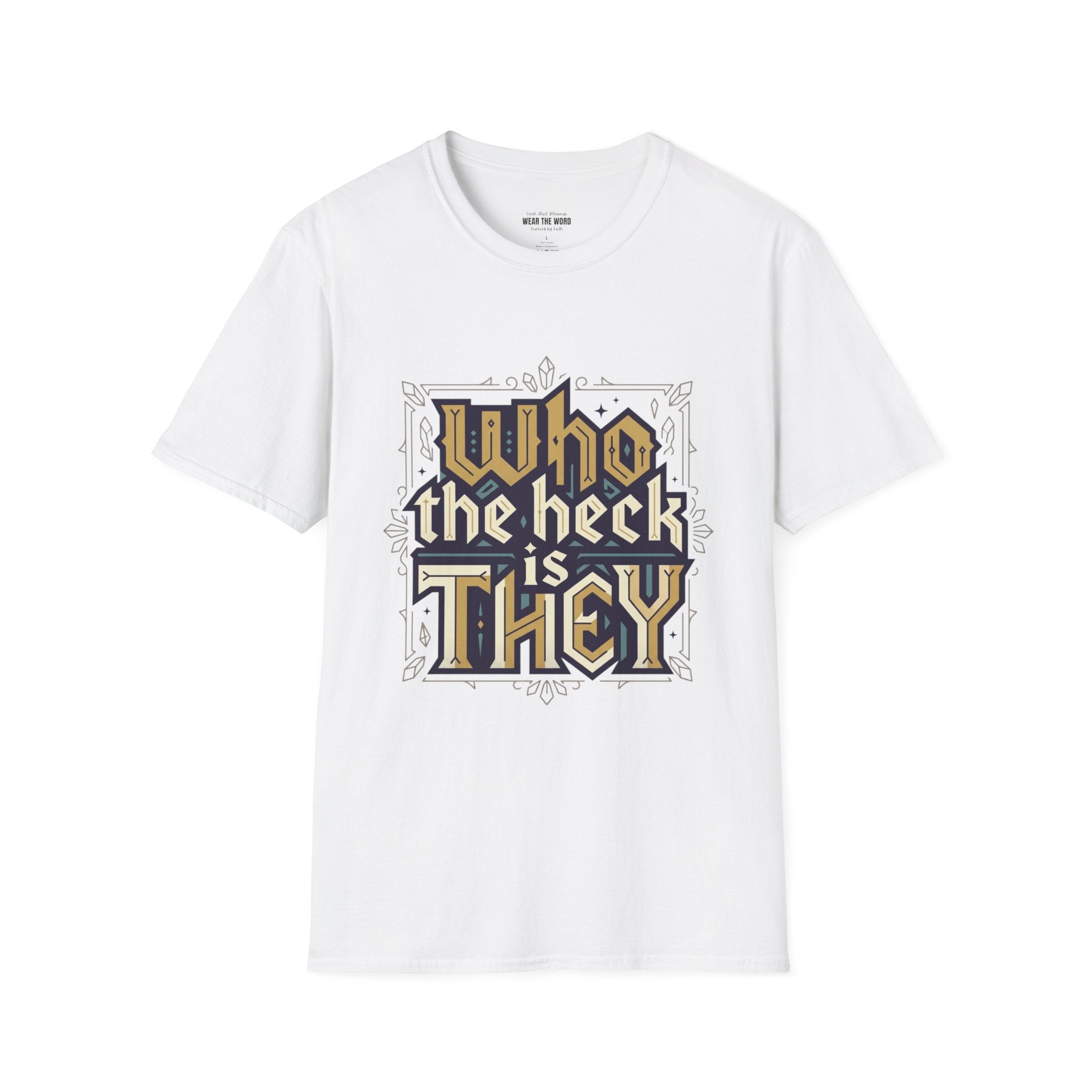 Who the Heck T-Shirt — Funny Vintage Gothic Graphic Tee