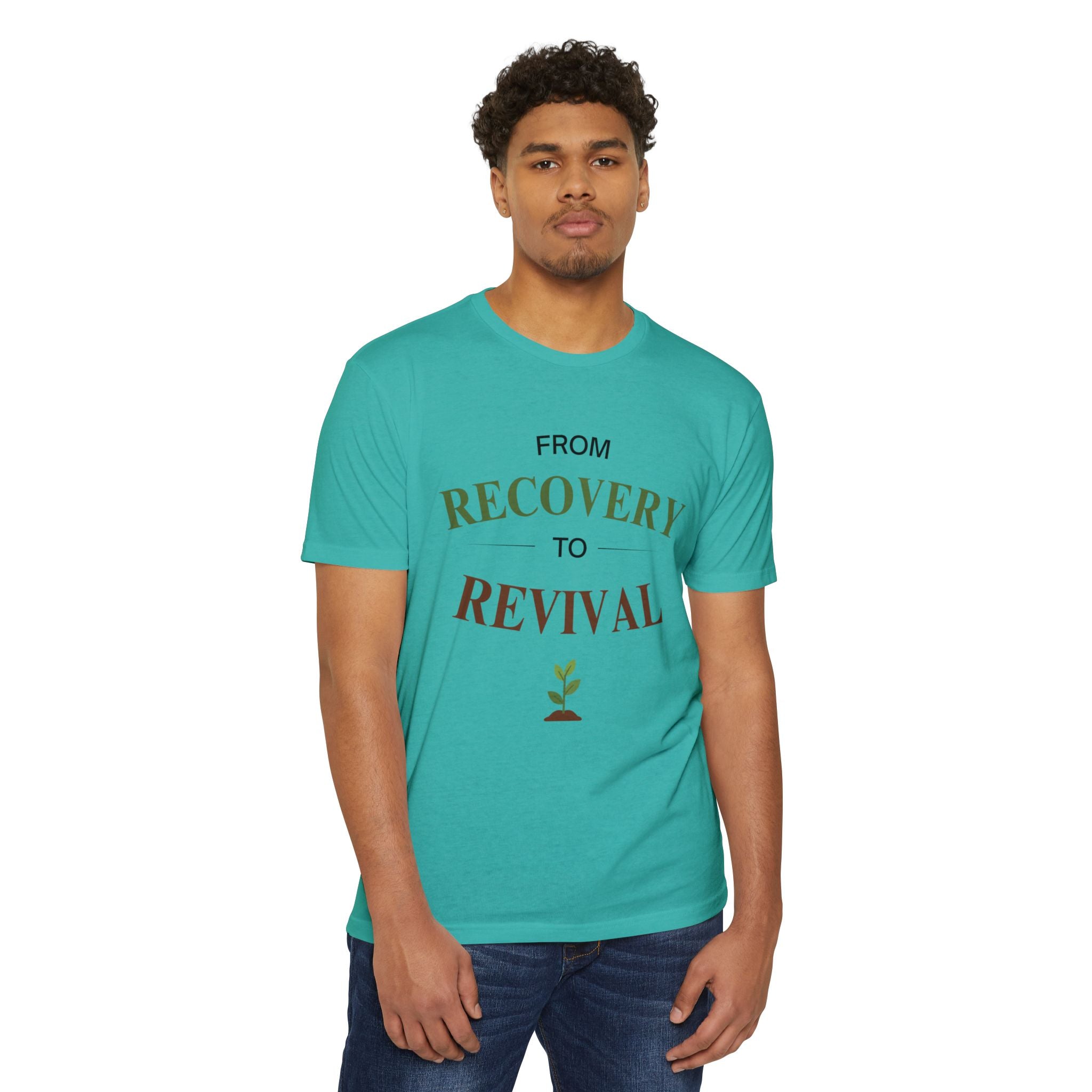 From Recovery to Revival T-Shirt — Christian Inspirational 'Wear the Word' Tee