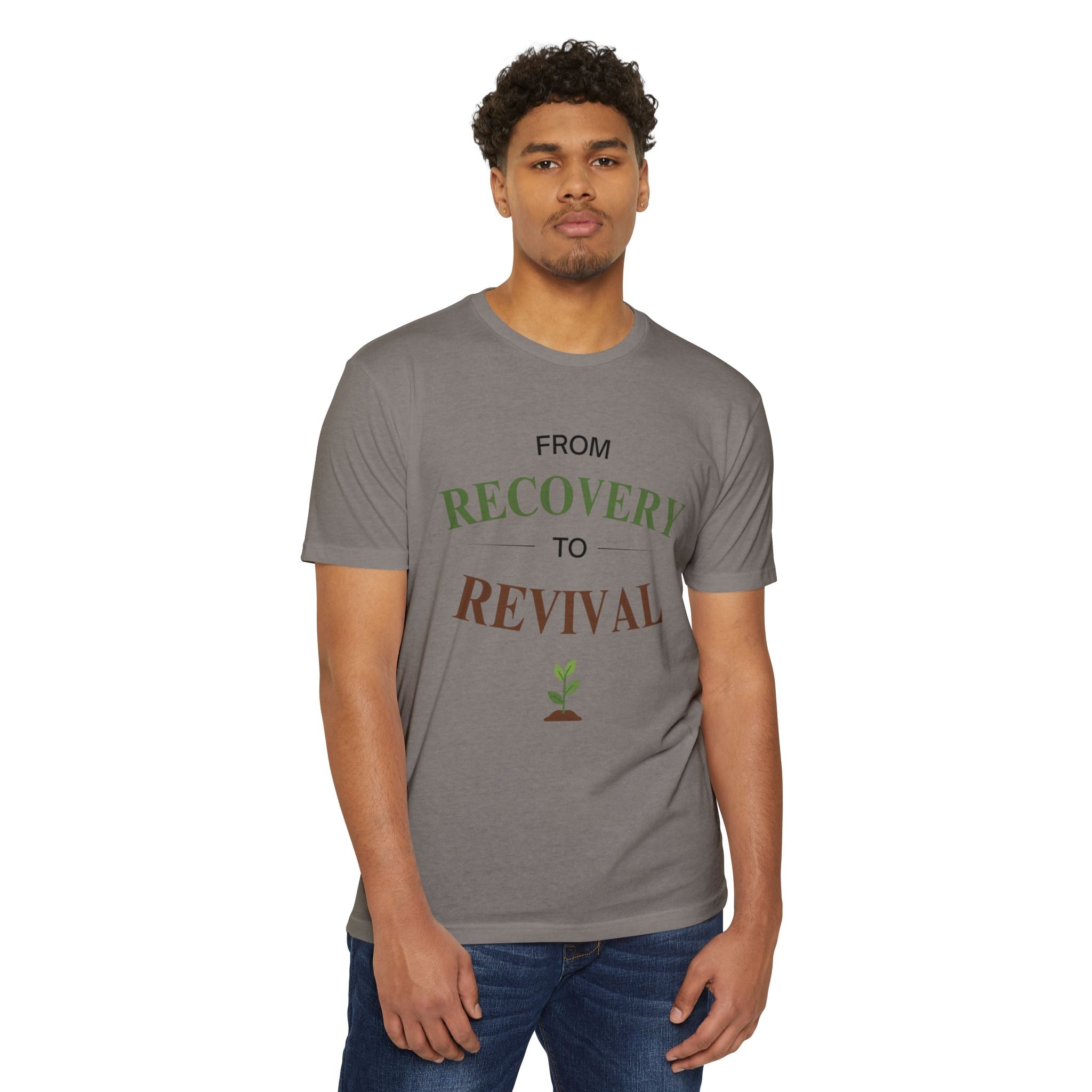 From Recovery to Revival T-Shirt — Christian Inspirational 'Wear the Word' Tee