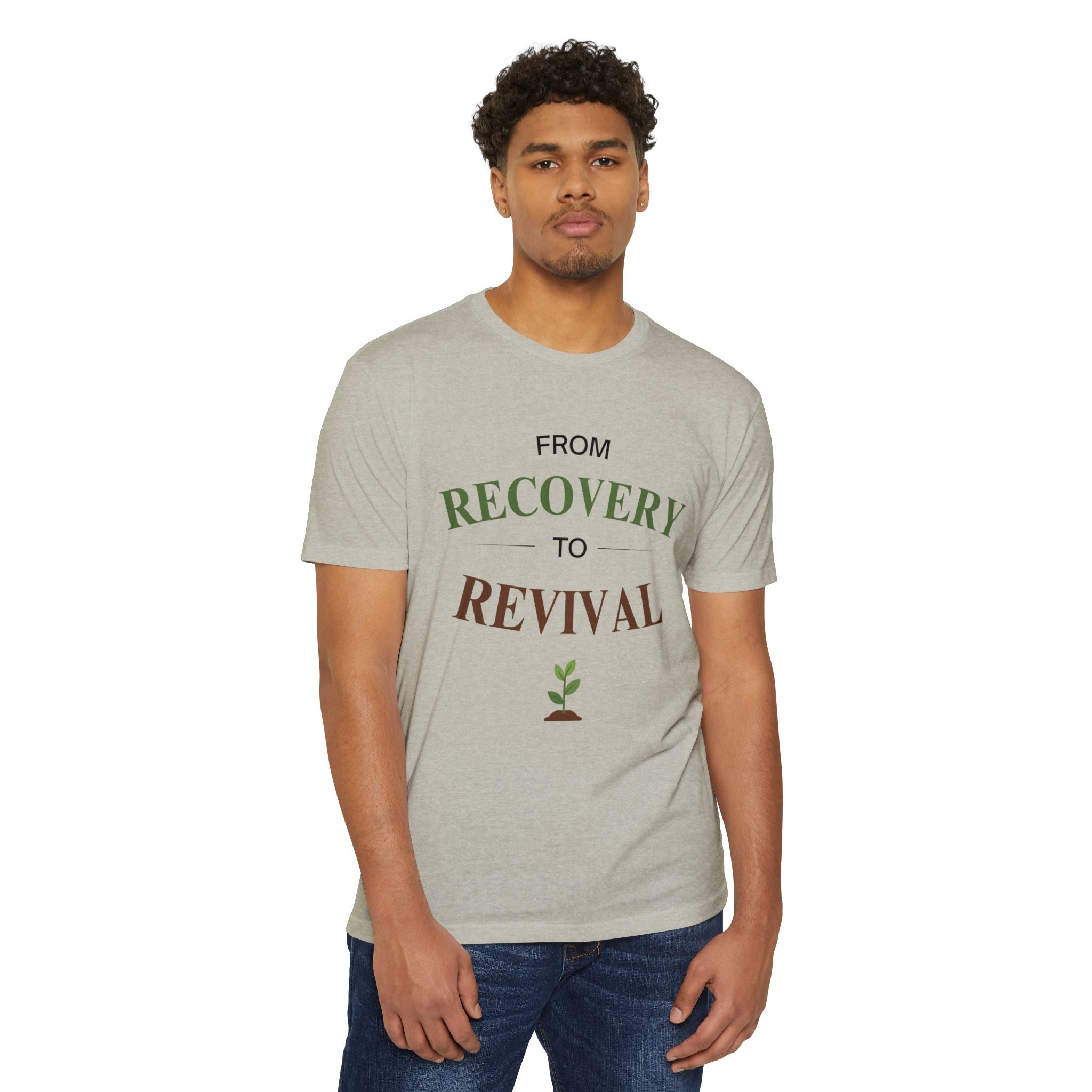 From Recovery to Revival T-Shirt — Christian Inspirational 'Wear the Word' Tee