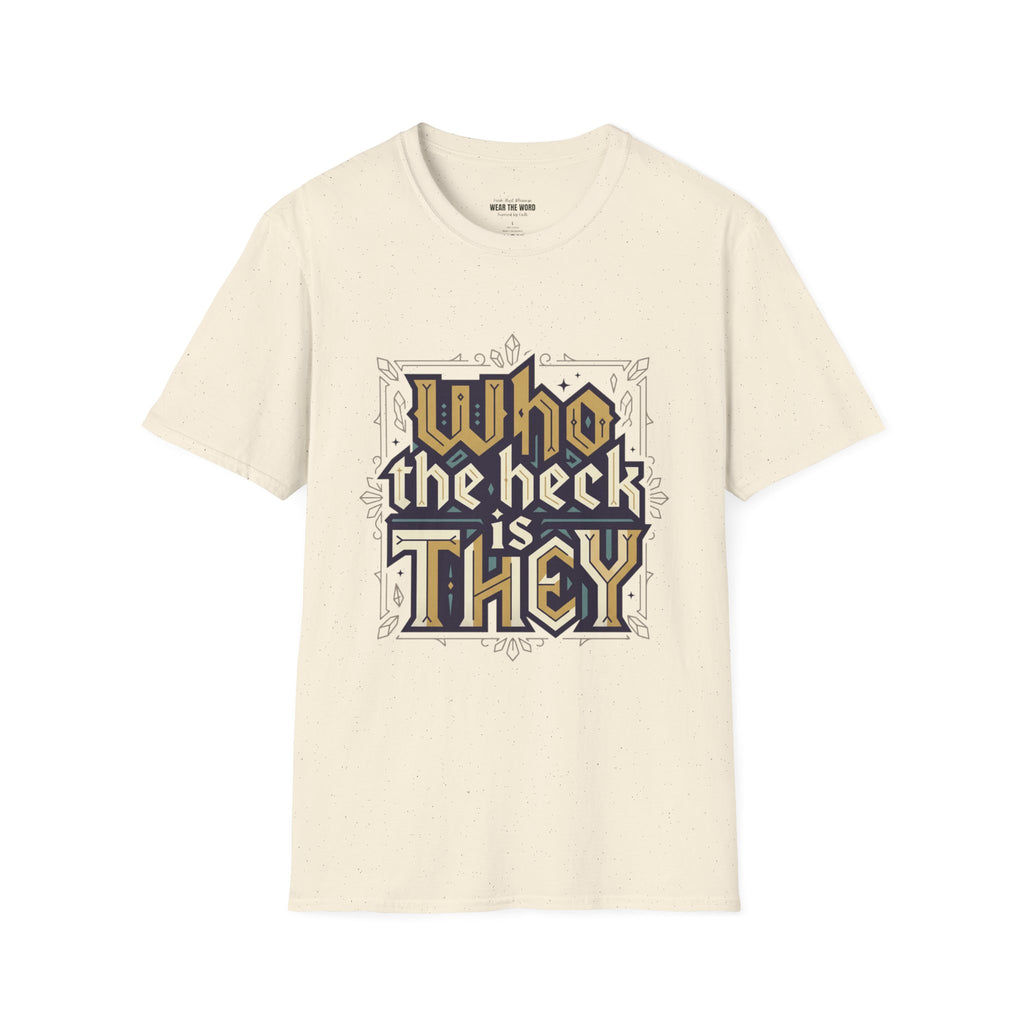 Who the Heck T-Shirt — Funny Vintage Gothic Graphic Tee