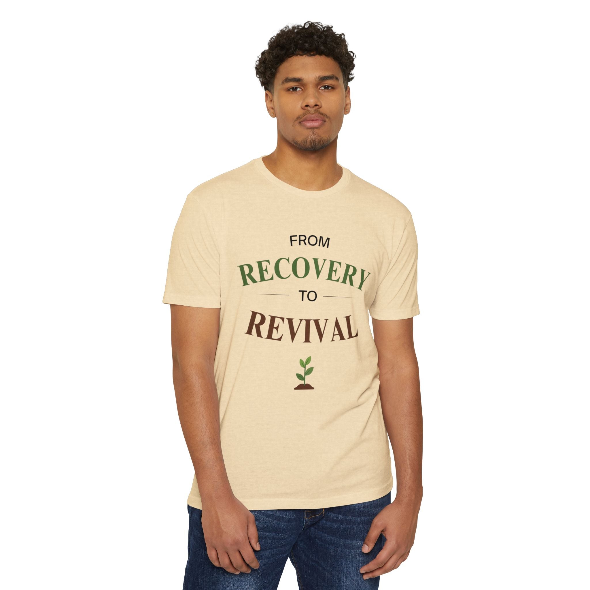 From Recovery to Revival T-Shirt — Christian Inspirational 'Wear the Word' Tee