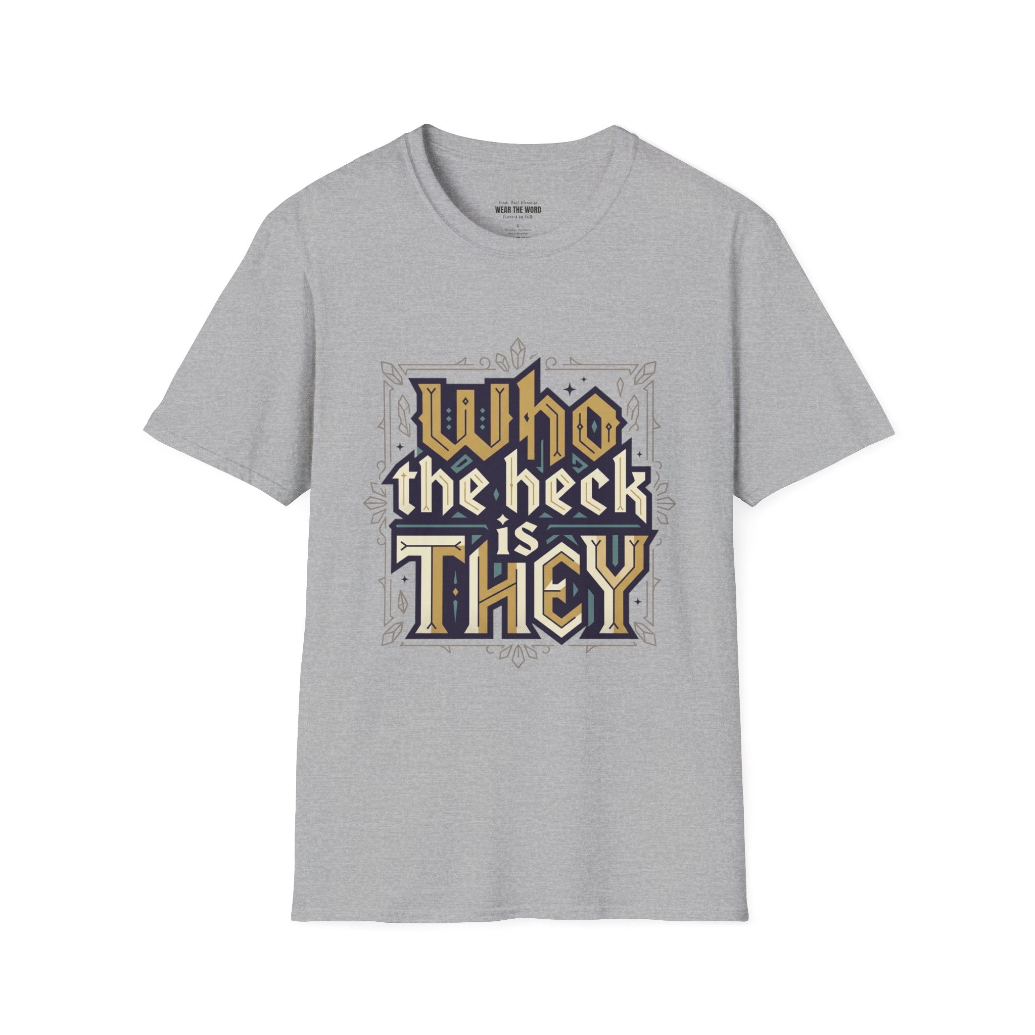 Who the Heck T-Shirt — Funny Vintage Gothic Graphic Tee