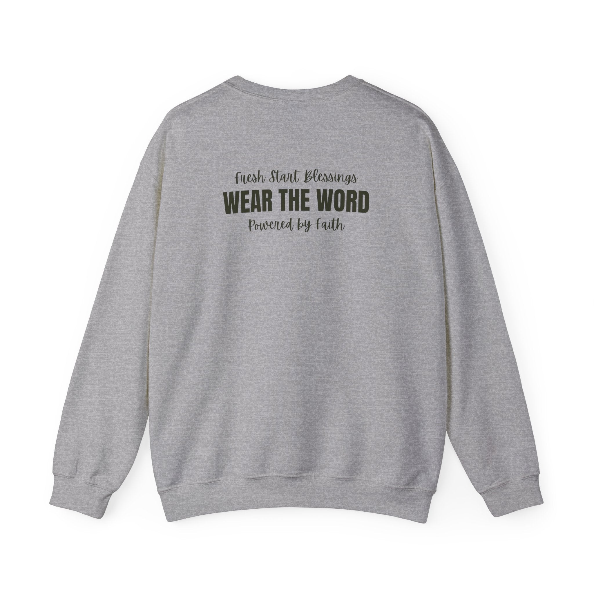 Paws of Hope Sweatshirt – Faith & Rescue Dog Crewneck, 'Wear the Word' Inspirational Pullover