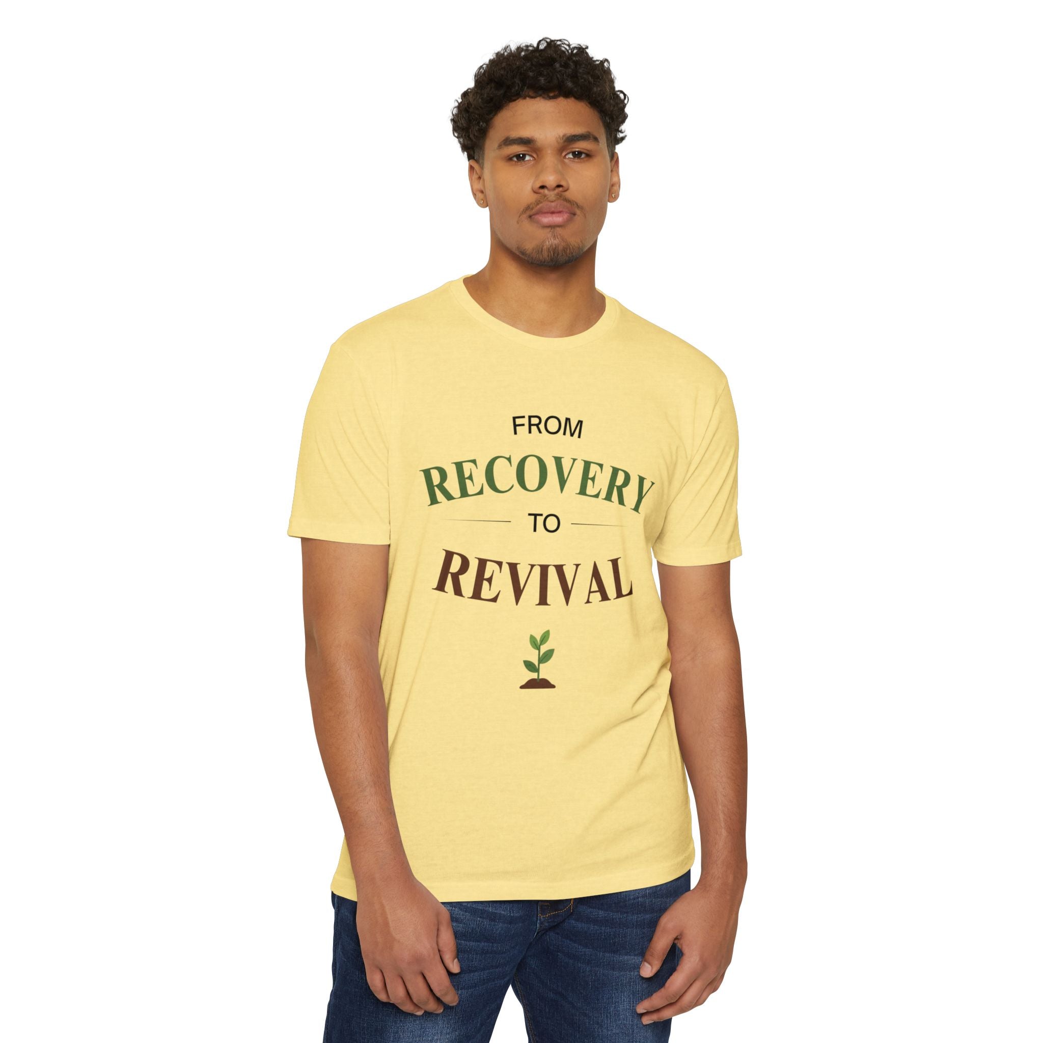 From Recovery to Revival T-Shirt — Christian Inspirational 'Wear the Word' Tee
