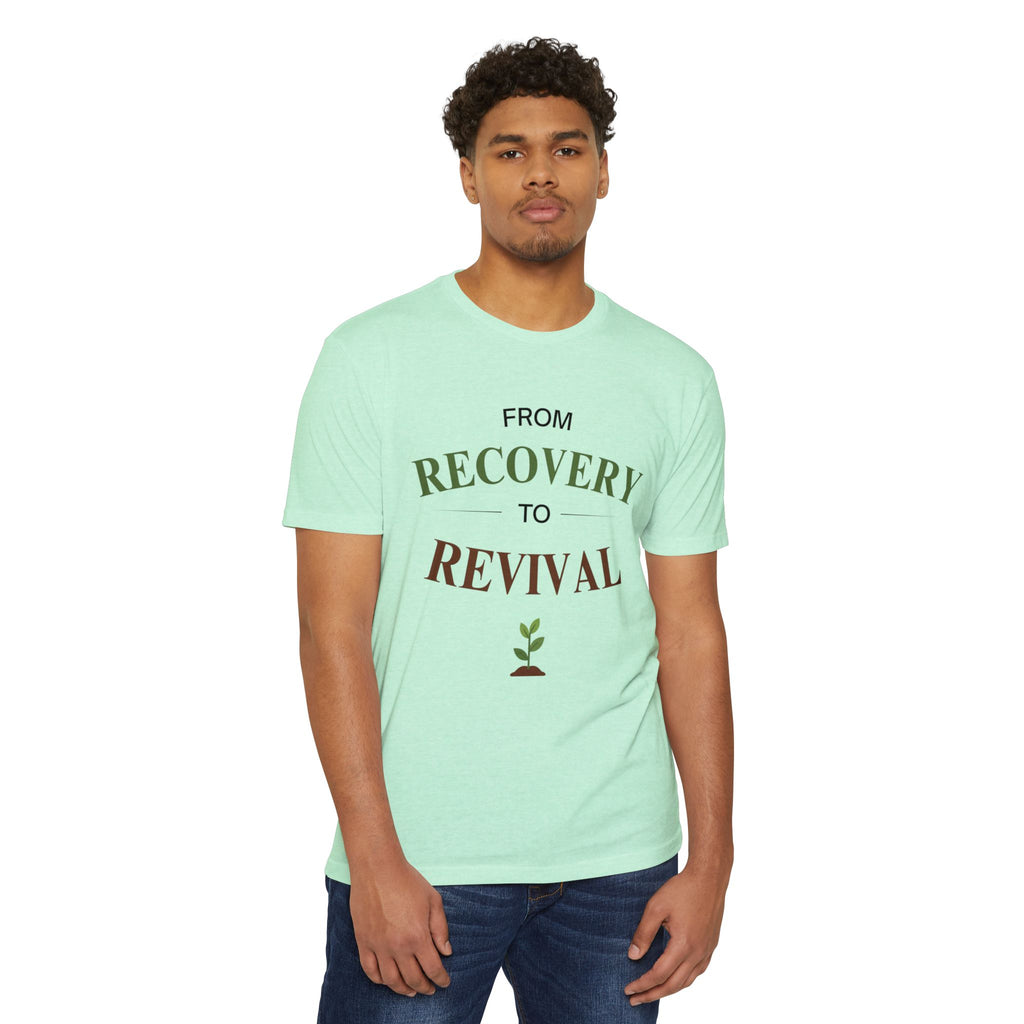 From Recovery to Revival T-Shirt — Christian Inspirational 'Wear the Word' Tee