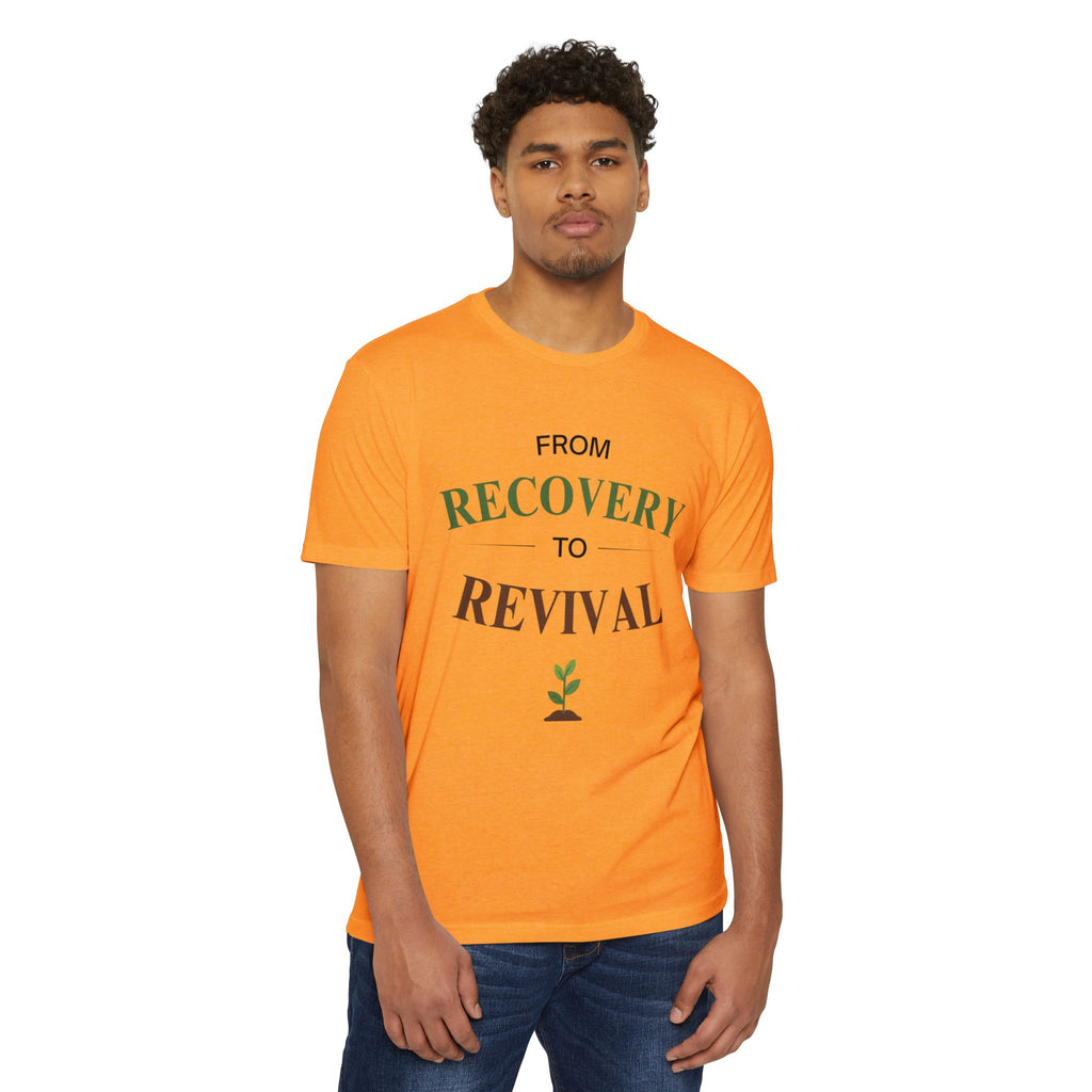 From Recovery to Revival T-Shirt — Christian Inspirational 'Wear the Word' Tee