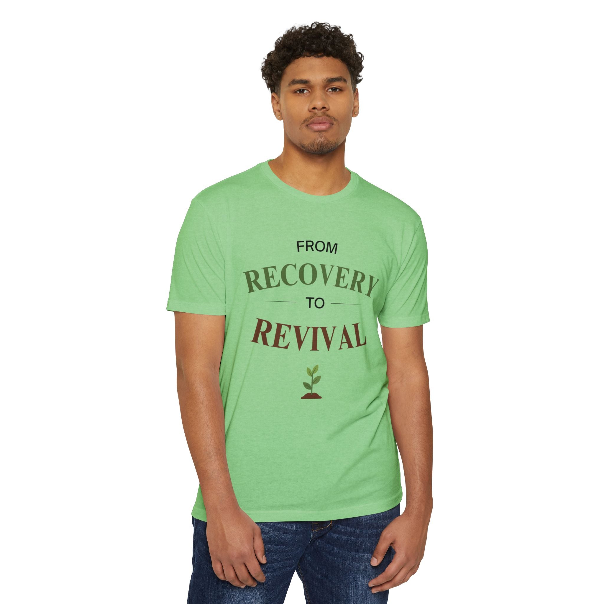 From Recovery to Revival T-Shirt — Christian Inspirational 'Wear the Word' Tee