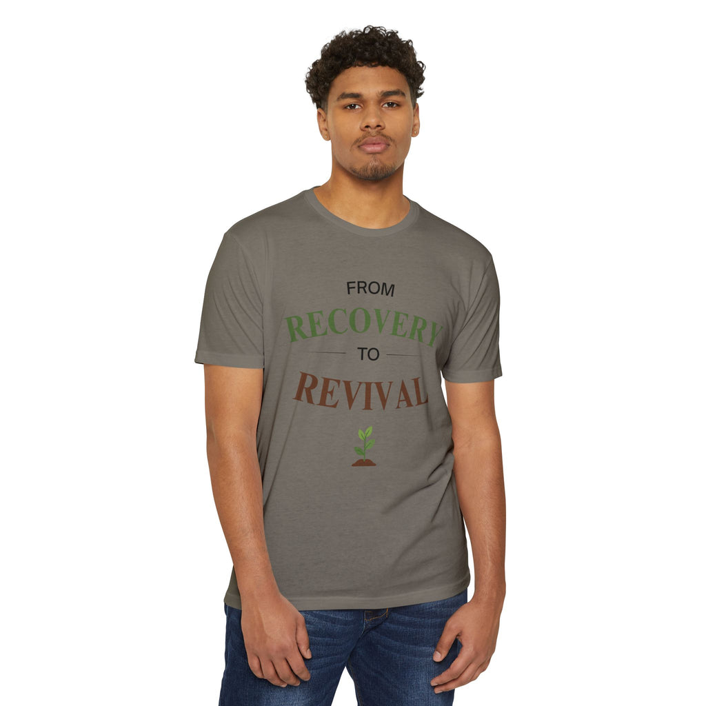 From Recovery to Revival T-Shirt — Christian Inspirational 'Wear the Word' Tee