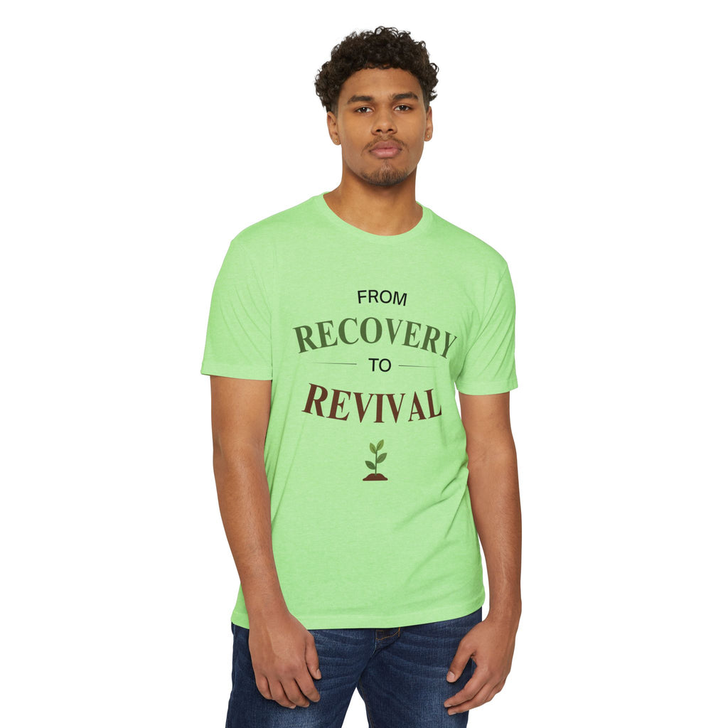 From Recovery to Revival T-Shirt — Christian Inspirational 'Wear the Word' Tee